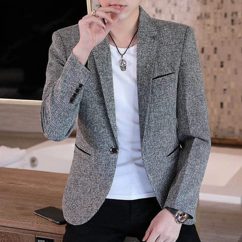 Men's Slim Fit Casual Blazer