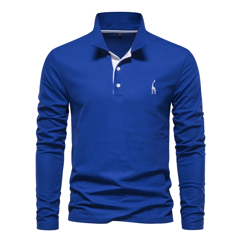 Men's Polo Shirts Long Sleeve
