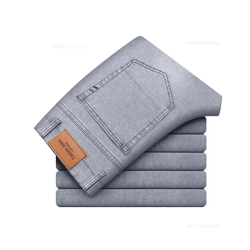 Summer Elastic Men's Jeans Fashion