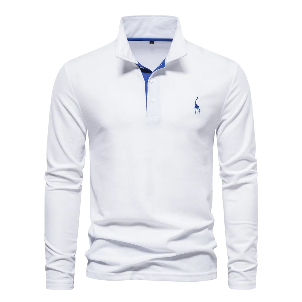 Men's Polo Shirts Long Sleeve
