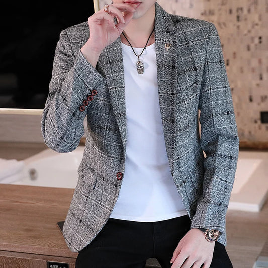 Men's Slim Fit Casual Blazer