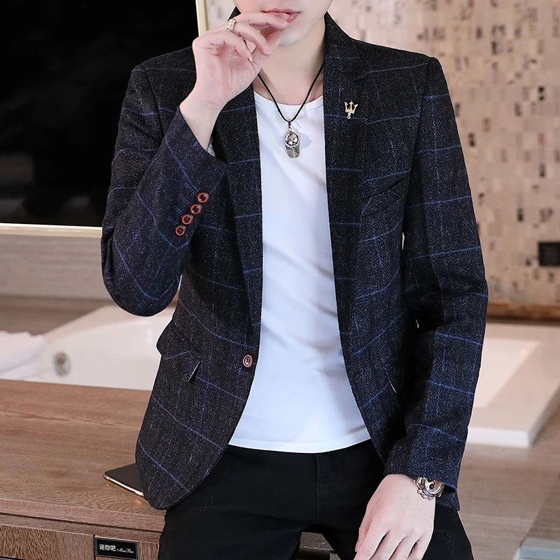 Men's Slim Fit Casual Blazer